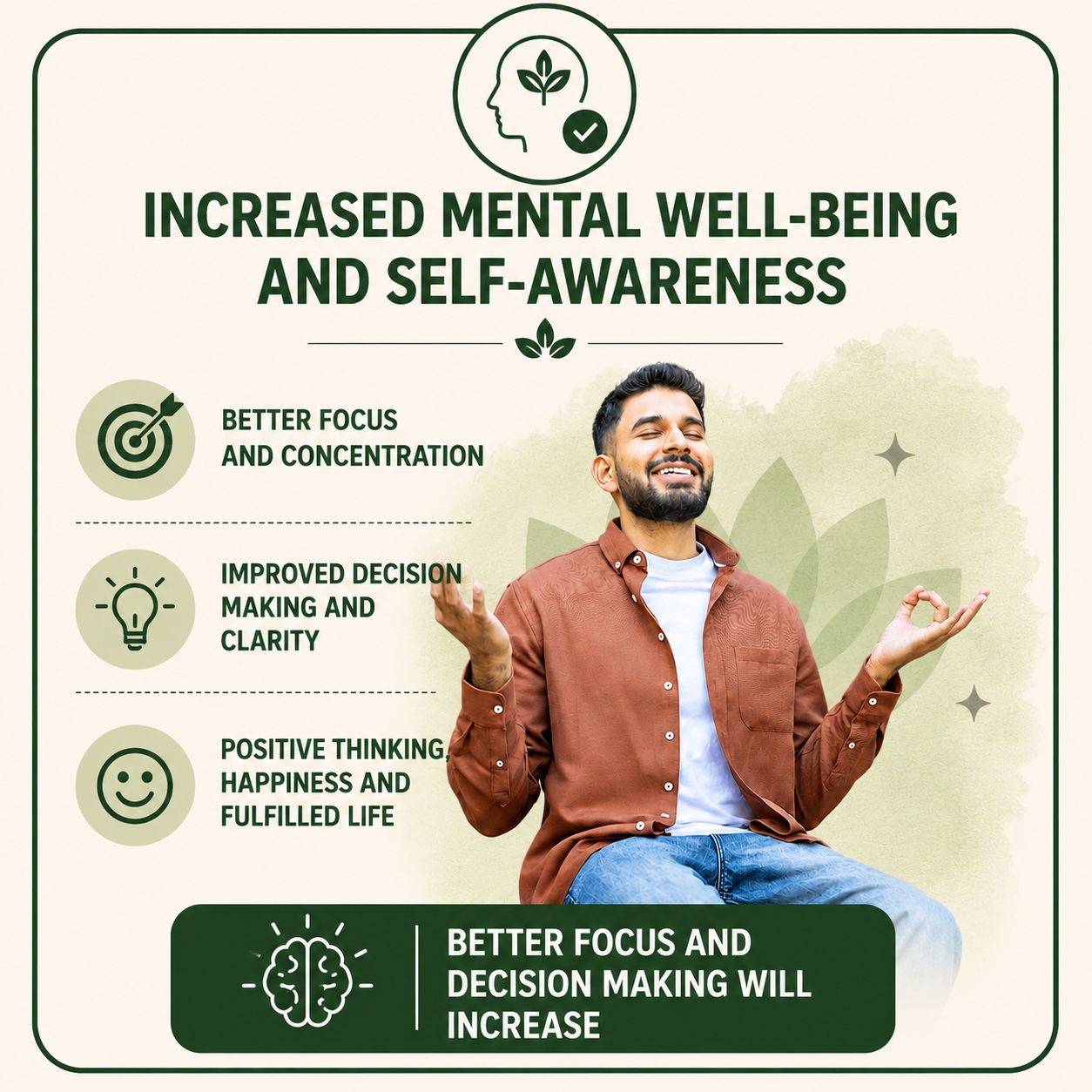Mental clarity and calm