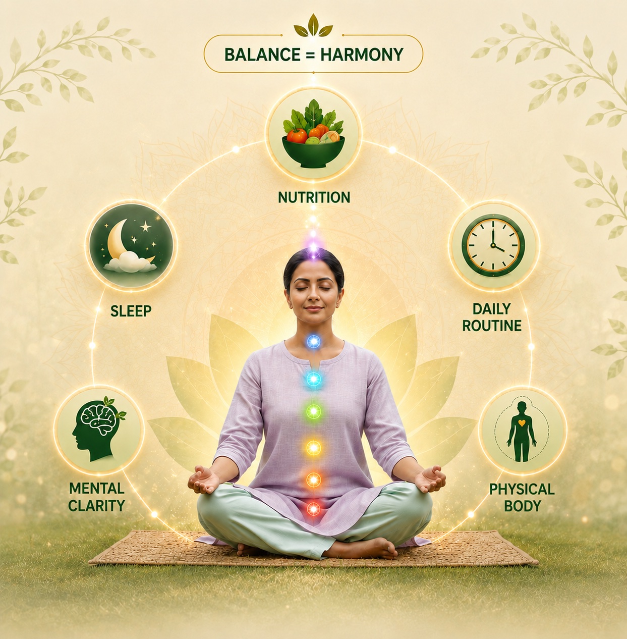 Chakra meditation — balance = the solution